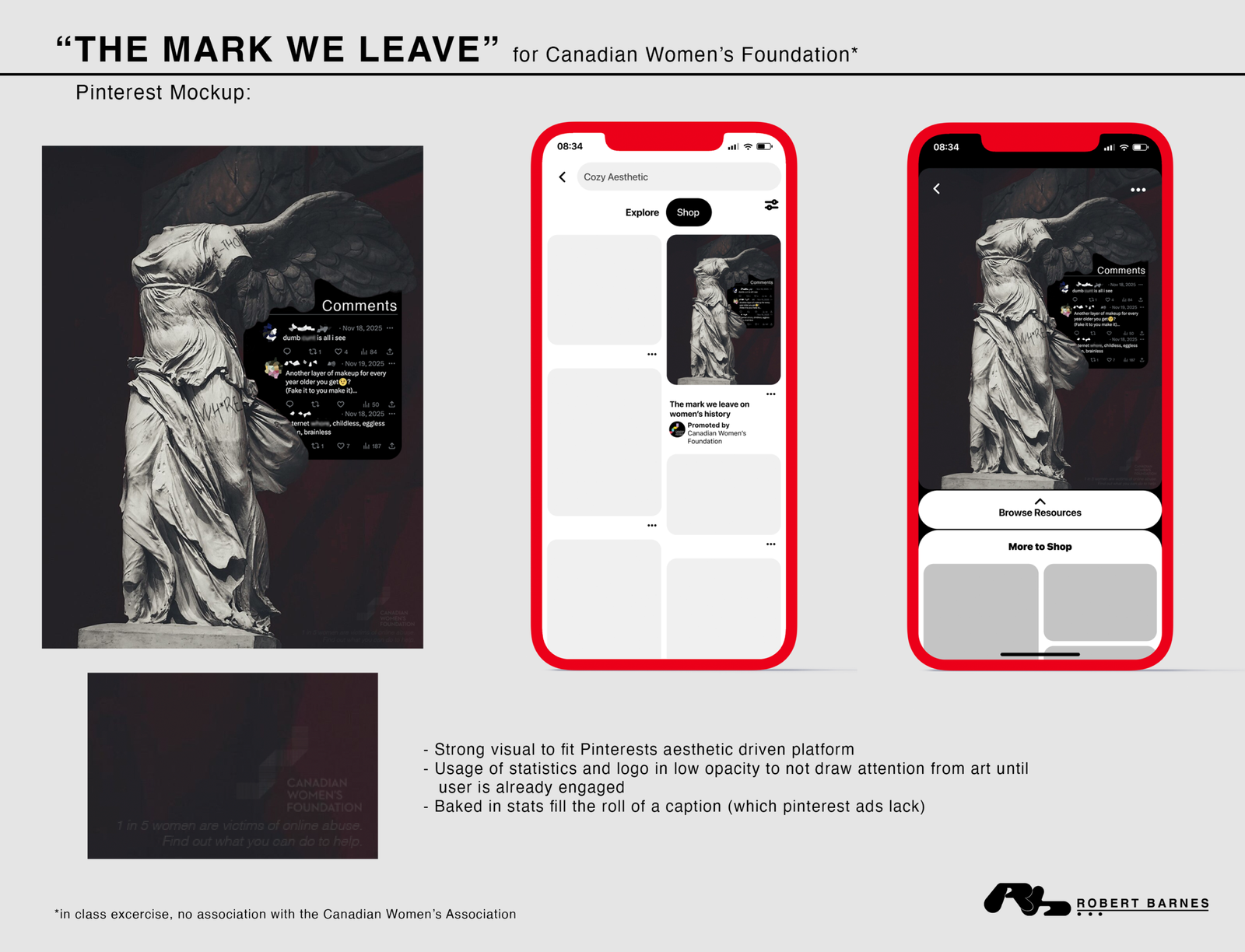 “The Mark We Leave” (Canadian Women’s Foundation Campaign Concept) [January 2026]